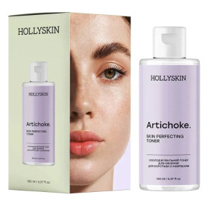 Охлаждающий тонер для лица HOLLYSKIN Artichoke Skin Perfecting Toner, 150 мл